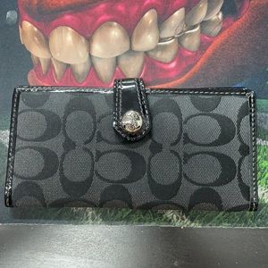 Black Authentic Coach Wallet